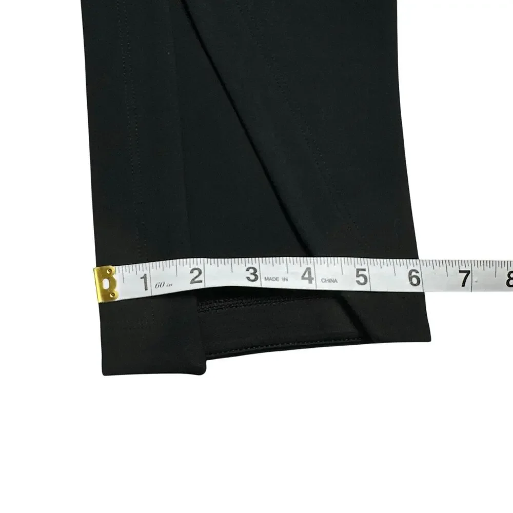 Spanx | Women | The Perfect Front Split Hem Solid Black Leggings | Size Small